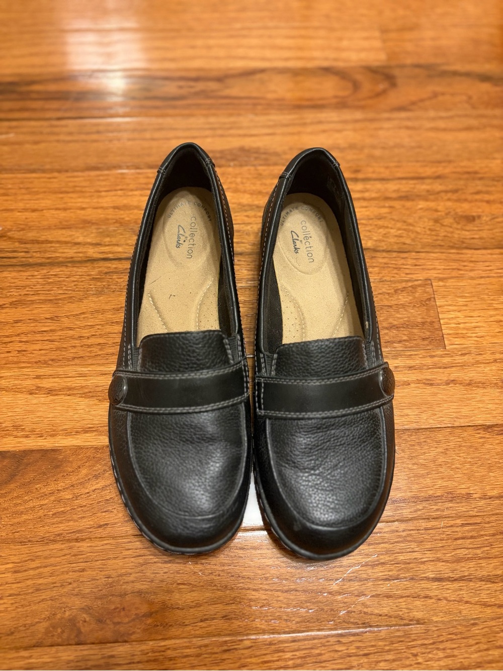 Clark’s| Womens Cora Daisy Loafers in Black size 7 - Picture 2 of 12